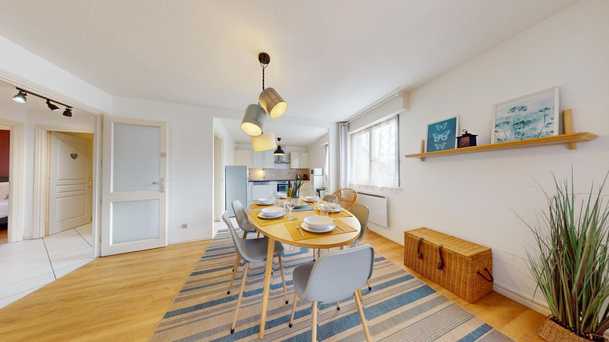 Elegance, Appartement 6 Pers 1 Parking Colmar Eksteriør bilde