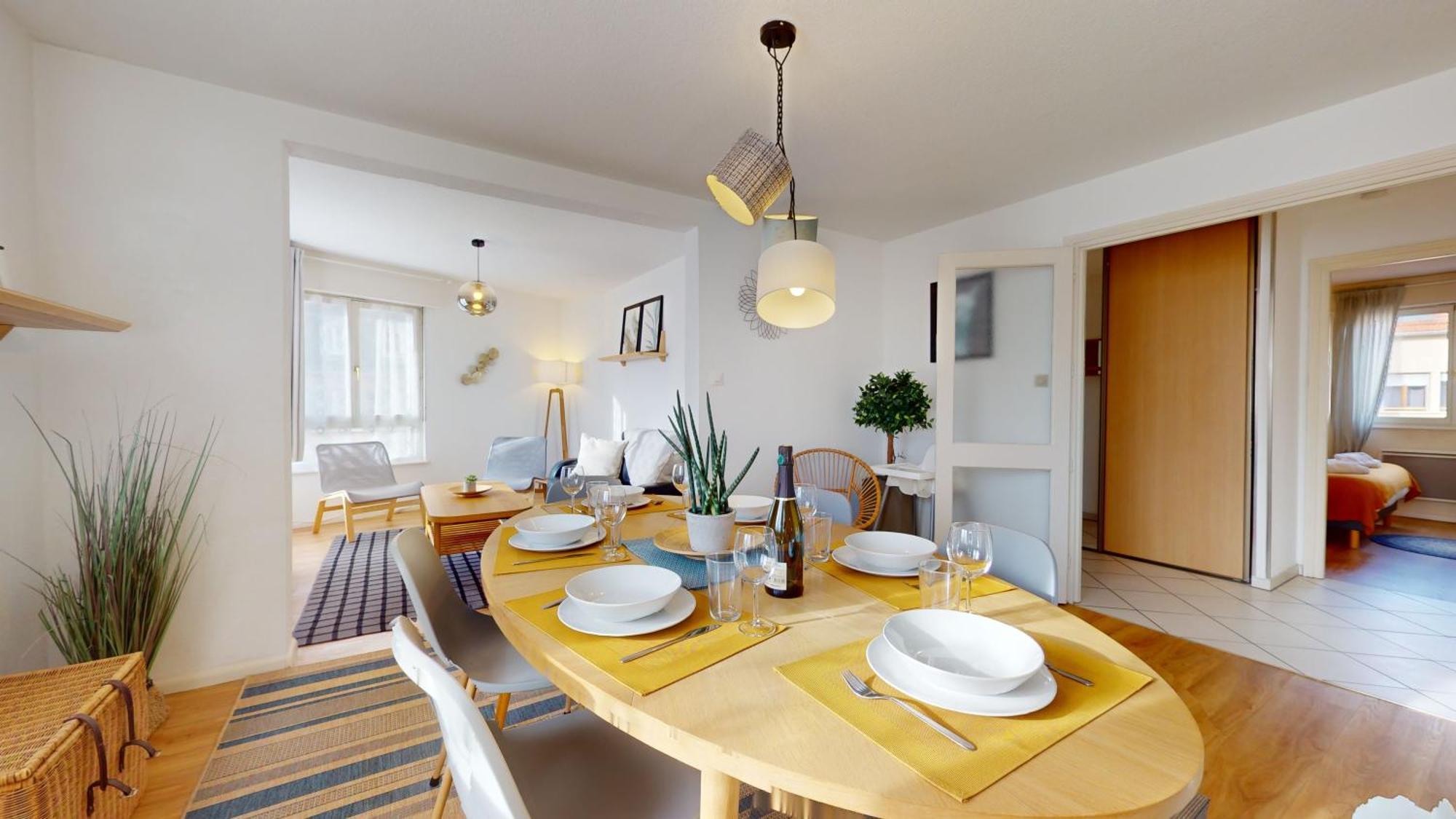 Elegance, Appartement 6 Pers 1 Parking Colmar Eksteriør bilde