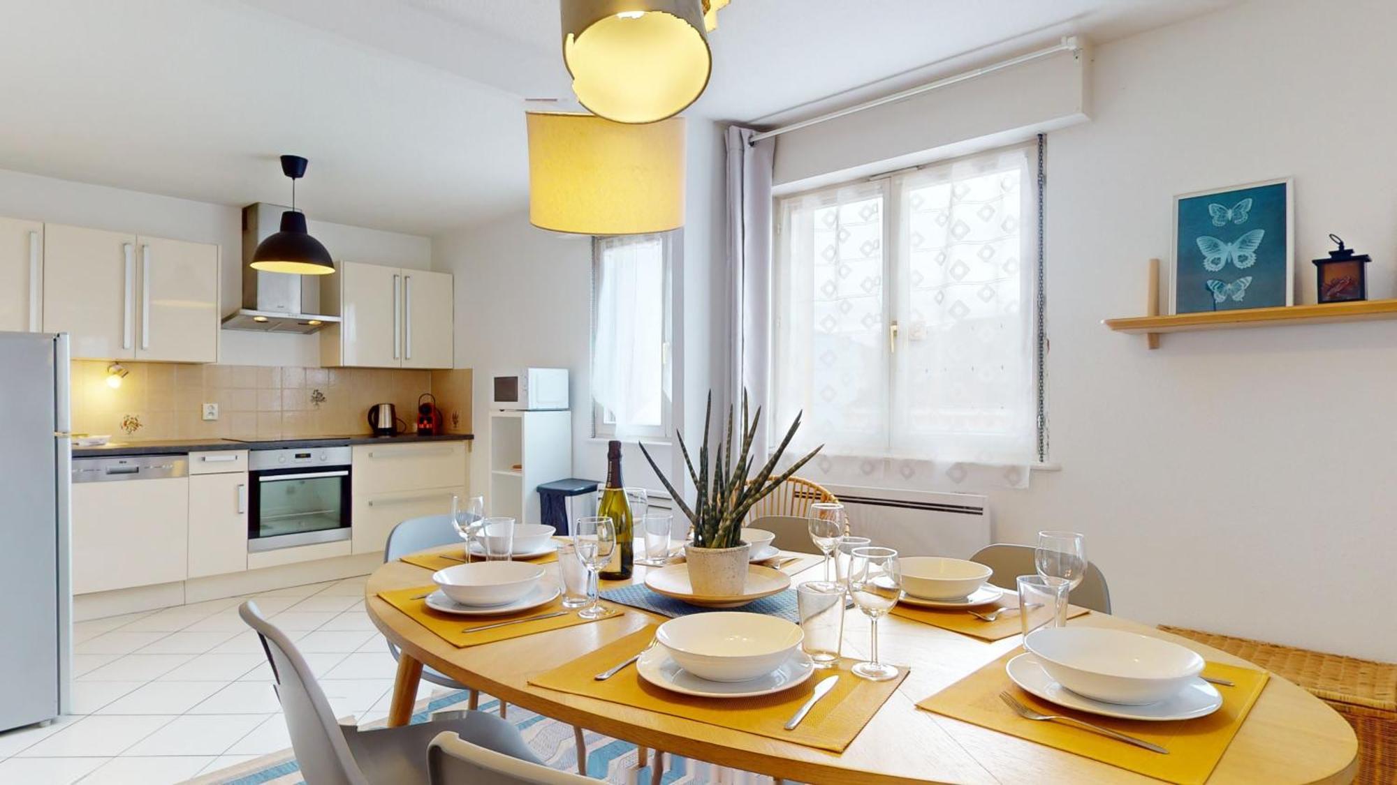 Elegance, Appartement 6 Pers 1 Parking Colmar Eksteriør bilde