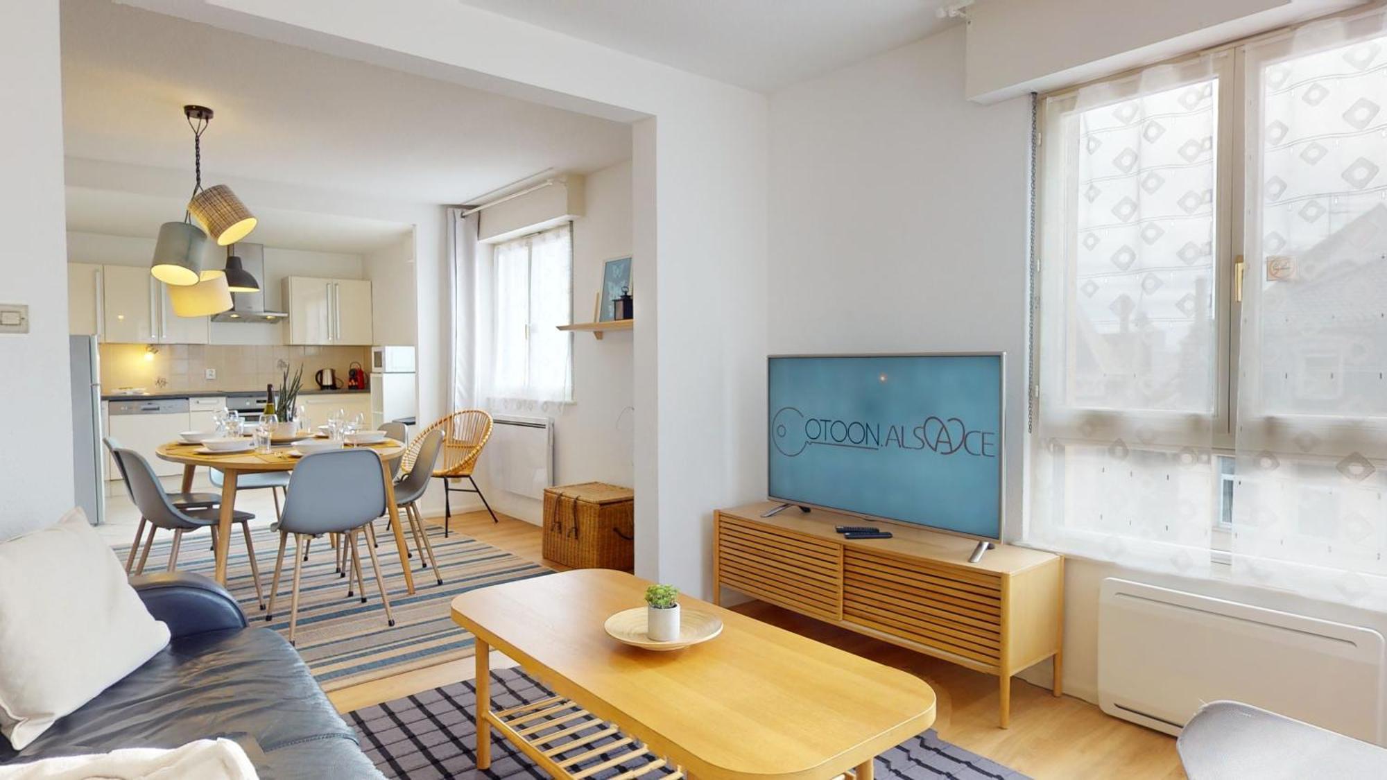 Elegance, Appartement 6 Pers 1 Parking Colmar Eksteriør bilde