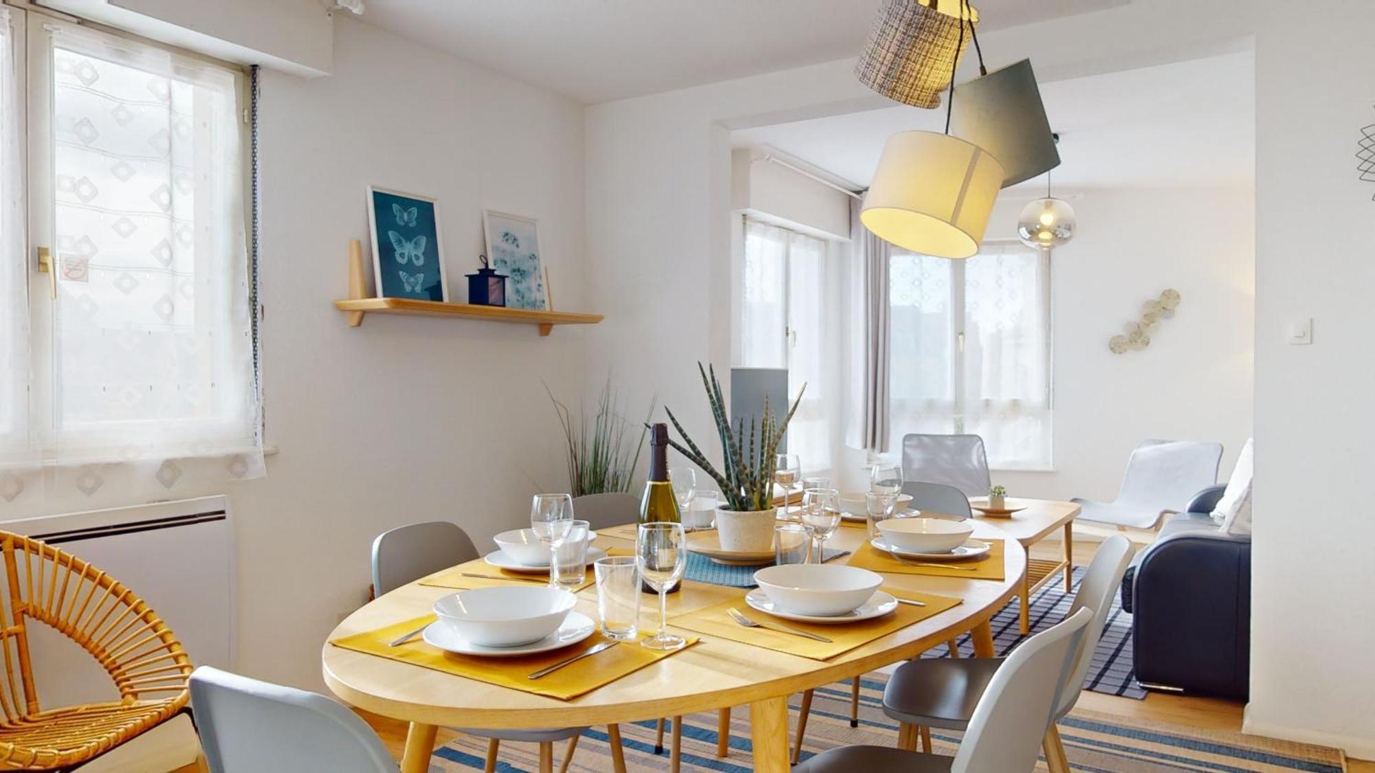 Elegance, Appartement 6 Pers 1 Parking Colmar Eksteriør bilde